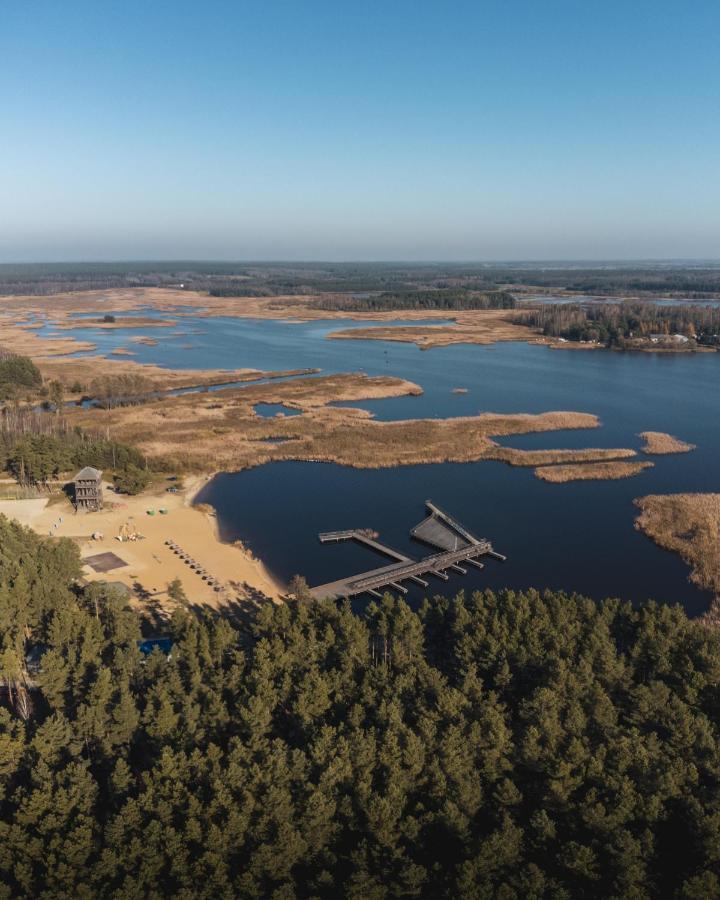 Lesna 21 Dom Poludnie Przy Puszcza Bialowieska Luka Εξωτερικό φωτογραφία
